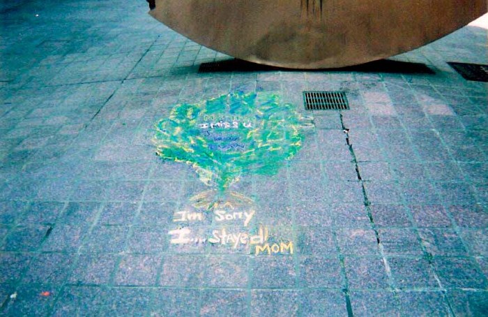 3 survivor chalk draw