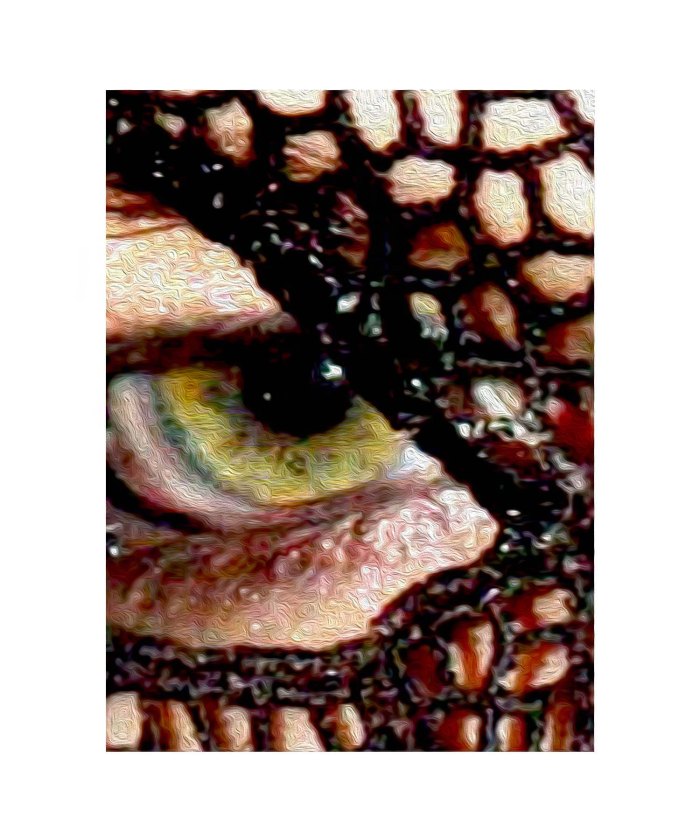 lady with green eyemask closecopyright