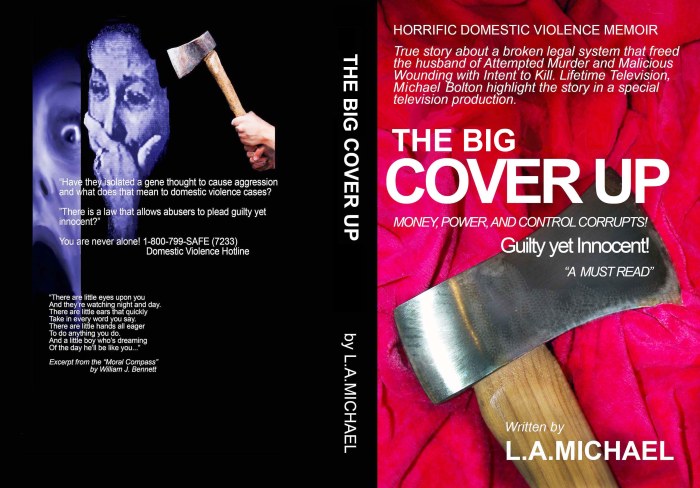 trim size 6 x 9 The Big Cover Up createspace cover