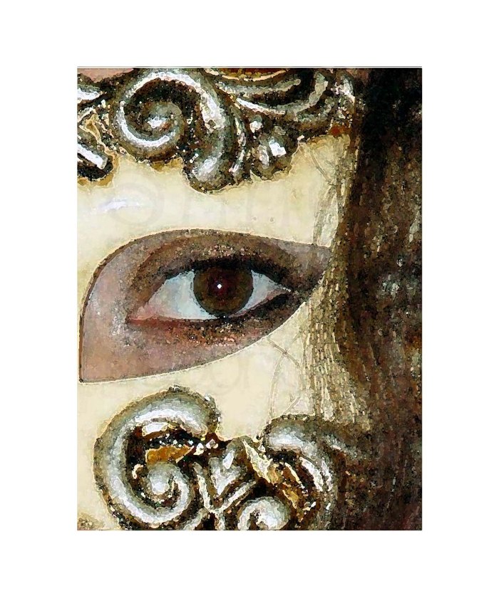 yellow mask eye copyright